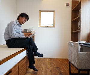 昼寝が出来る書斎