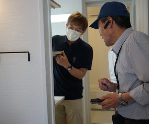 先日の社内検査の様子