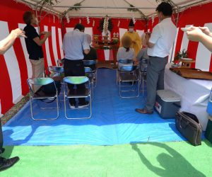 妙高市　『 地鎮祭を執り行いました 』